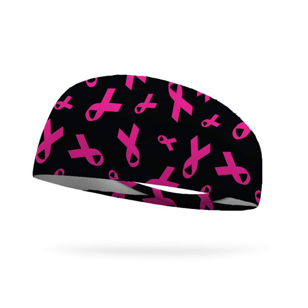 Bondi Band Breast Cancer Awareness Black Pink Ribbon Headband