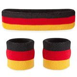 Suddora Striped Sweatband Sets