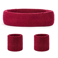 Suddora Sweatband Set (1 Headband & 2 Wristbands)