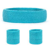 Suddora Sweatband Set (1 Headband & 2 Wristbands)
